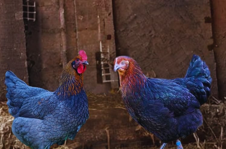 Black Copper Marans Hens